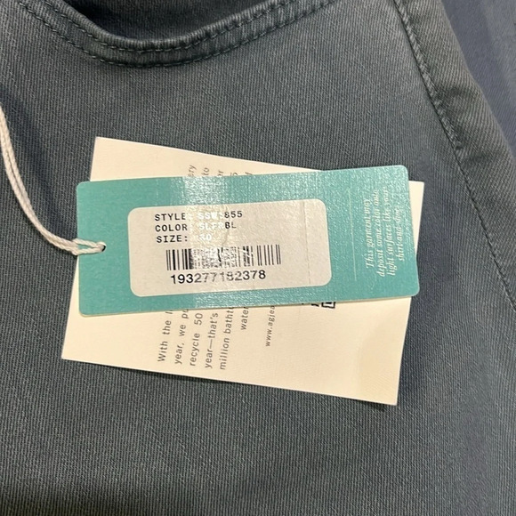 AG Women’s Prima Mid Rise Blue Cigarette Ankle Pants Size 30R NWT - Picture 9 of 11